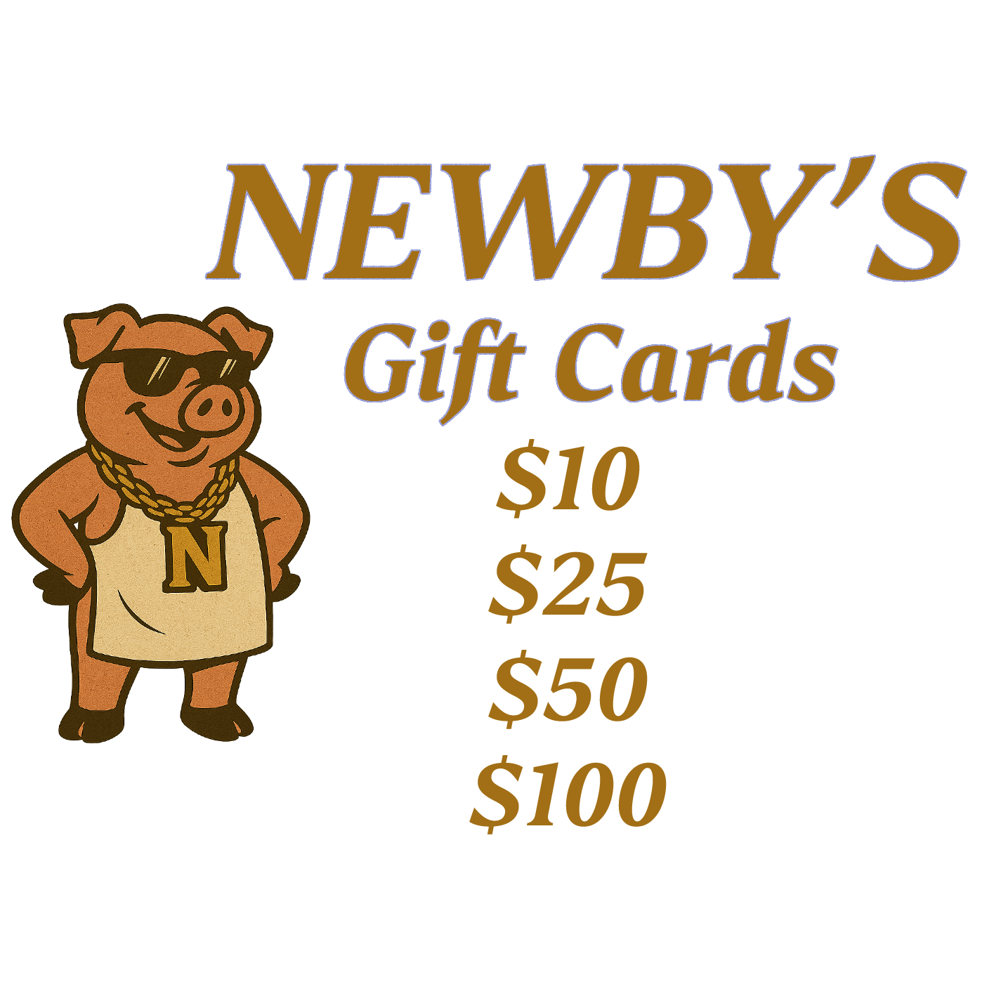 Newby's Gift Card