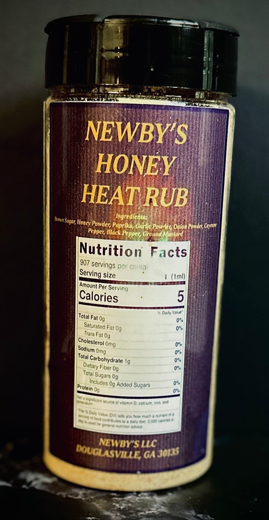 Newby's Honey Heat Rub