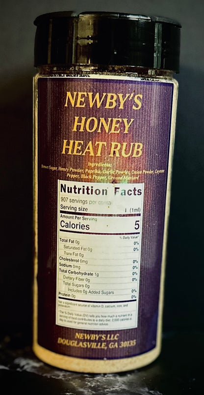 Newby's Honey Heat Rub